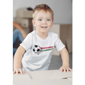 Rövid ujjú gyerek póló Foci EB Magyarország