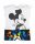 Ujjatlan baba napozó Mickey egér mintával középkék színben