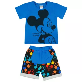 2 részes kisfiú nyári szett Mickey egér mintával