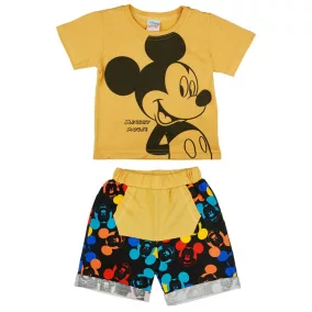 2 részes kisfiú nyári szett Mickey egér mintával