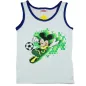 Kétrészes nyári kisfiú szett Mickey egér mintával kék és fehér színben