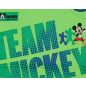 Rövid ujjú kisfiú póló Mickey mintával zöld színben