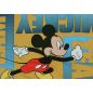 Rövid ujjú kisfiú póló Mickey egér mintával sárga színben