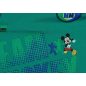 Zsinóros tornazsák Mickey egér mintával zöld színben