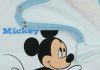Ujjatlan vékony nyári hálózsák Mickey egér mintával 1 TOG fehér színben