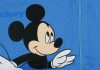 Hosszú ujjú vékony pamut hálózsák Mickey egér mintával 1,5 TOG kék színben