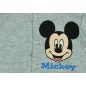 Elöl patentos baba kardigán Mickey egér mintával szürke színben