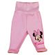Belül bolyhos pamut kislány baba nadrág Minnie egér mintával