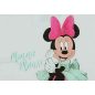 Rövid ujjú kislány póló Minnie egér mintával fehér színben
