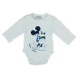 3 részes kisfiú baba szett Mickey egér mintával fehér és szürke színben