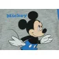 Rövid ujjú baba body Mickey egér mintával szürke színben