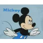 Rövid ujjú baba body Mickey egér mintával kék színben