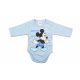 Hosszú ujjú baba body Mickey mintával