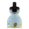 24BOTTLES Kids Urban 250ml rozsdamentes acél kulacs szívószálas kupakkal, Sweet Friends