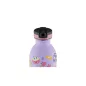   24BOTTLES Kids Urban 250ml rozsdamentes acél kulacs szívószálas kupakkal, Music Friends
