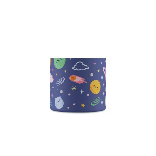 24BOTTLES Kids Clima 330ml rozsdamentes acél termosz szívószálas kupakkal, Space Friends
