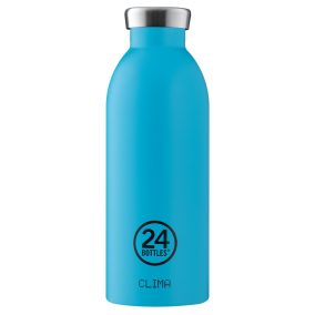   24BOTTLES Clima 500ml rozsdamentes acél termosz, Lagoon Blue