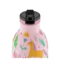   24BOTTLES Kids Clima 330ml rozsdamentes acél termosz szívószálas kupakkal, Magic Friends