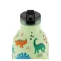   24BOTTLES Kids Clima 330ml rozsdamentes acél termosz szívószálas kupakkal, Jurassic Friends