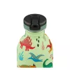 24BOTTLES Kids Urban 500ml rozsdamentes acél kulacs szívószálas kupakkal, Jurassic Friends