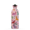 24BOTTLES Kids Urban 500ml rozsdamentes acél kulacs szívószálas kupakkal, Magic Friends