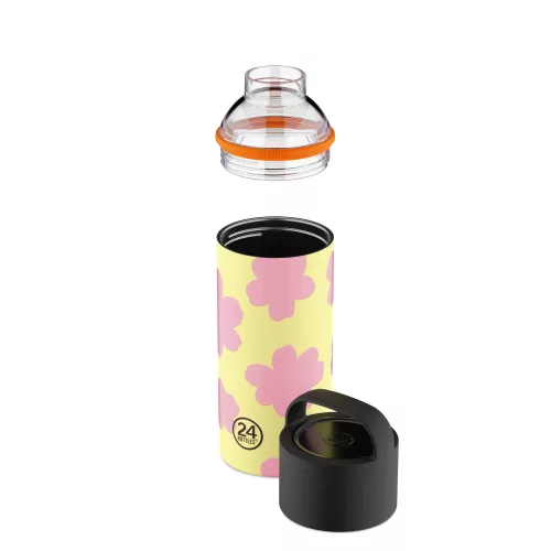 24BOTTLES Spin Bottle 730ml rozsdamentes acél bögre, Daydreaming Yellow