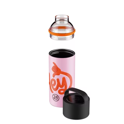 24BOTTLES Spin Bottle 730ml rozsdamentes acél bögre, Hey! Pink