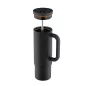   24BOTTLES Straw Cup 800ml rozsdamentes acél bögre szívószállal, Tuxedo Black
