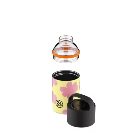 24BOTTLES Spin Bottle 480ml rozsdamentes acél bögre, Daydreaming Yellow