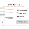 24BOTTLES Spin Bottle 480ml rozsdamentes acél bögre, Daydreaming Yellow
