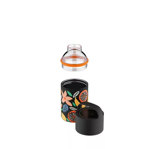 24BOTTLES Spin Bottle 480ml rozsdamentes acél bögre, Tropical Noir