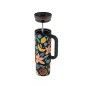   24BOTTLES Straw Cup 800ml rozsdamentes acél bögre szívószállal, Tropical Noir