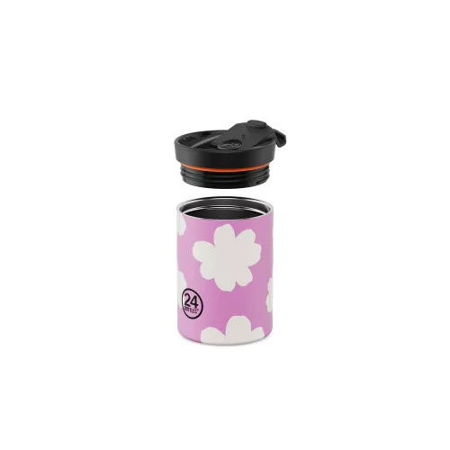 24BOTTLES Travel Tumbler 350ml rozsdamentes acél bögre, Daydreaming Pink