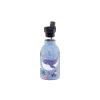 24BOTTLES Kids Clima 330ml rozsdamentes acél termosz szívószálas kupakkal, Ocean Friends
