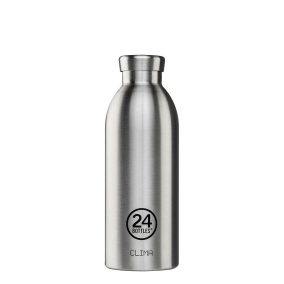   24BOTTLES Clima 500ml rozsdamentes acél termosz, Brushed Steel