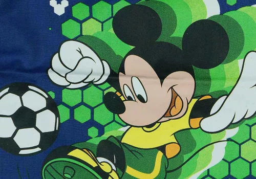 Zsinóros tornazsák Mickey egér mintával kék színben