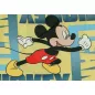 Vállfás oviszsák Mickey egér mintával sárga színben
