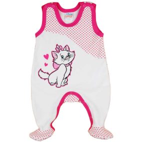 Ujjatlan plüss rugdalózó Marie cica mintával