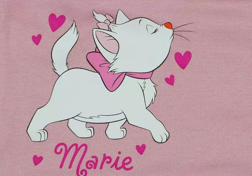 Kapucnis enyhén bolyhos baba szabadidő szett Marie cica minával