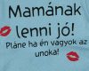 Hosszú ujjú feliratos baba body világoskék színben