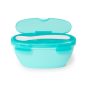   SKIP HOP Tálka kanállal védőtokban Easy Serve Teal 240 ml, 3m+