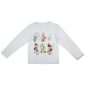 Hosszú ujjú mintás kislány póló