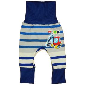 Belül bolyhos munkagépes pamut baba nadrág 2:1 méret