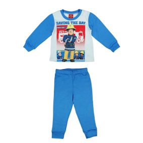 2 részes kisfiú pizsama Sam a tűzoltó mintával