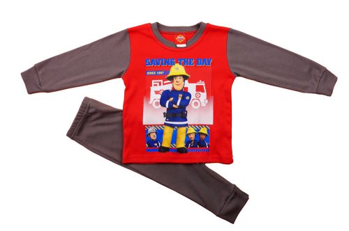 2 részes kisfiú pizsama – Sam a tűzoltó mintával