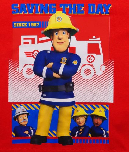 2 részes kisfiú pizsama – Sam a tűzoltó mintával