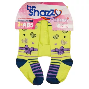 Mintás kislány csúszásgátlós harisnyanadrág