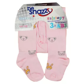 Mintás kislány csúszásgátlós harisnyanadrág