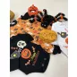 Halloween mintás hosszú ujjú baba body