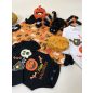 Halloween mintás hosszú ujjú baba body